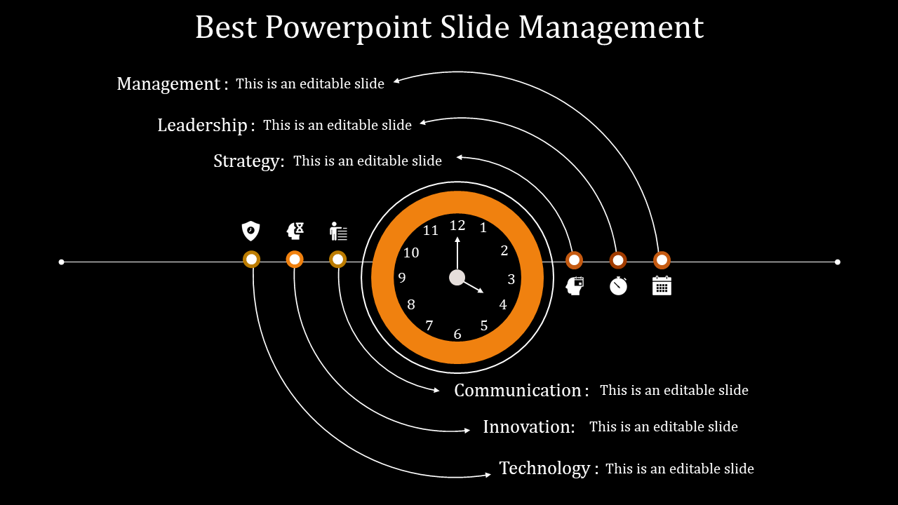 powerpoint slide management-orange